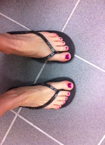 How can your toes look anything but amazing in "Gloppy Magenta"?
